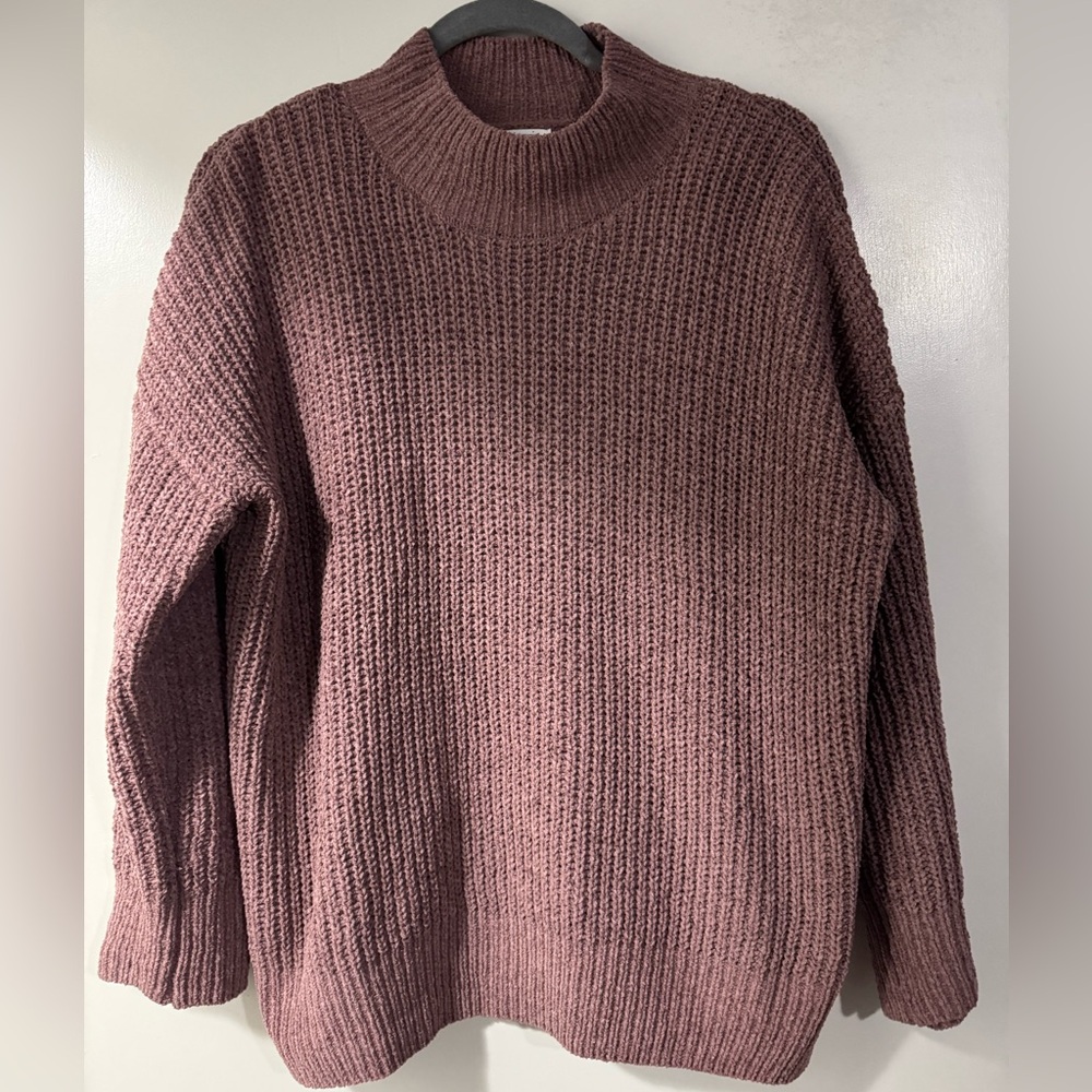 Hippie Rose Women's Cowl Neck Sweater - Dusty Rose